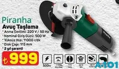 PİRANHA AVUÇ TAŞLAMA MAKİNESİ fiyat ve kampanya bilgisi